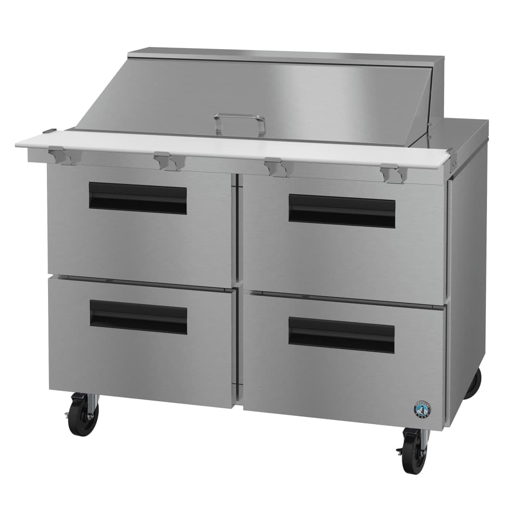 Hoshizaki SR48B-18MD4 48" Steelheart Mega Top Sandwich/Salad Prep Table w/ Refrigerated Base, 115v