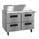 Hoshizaki SR48B-18MD4 48" Steelheart Mega Top Sandwich/Salad Prep Table w/ Refrigerated Base, 115v thumbnail 3