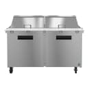 Hoshizaki SR60B-24M 60" Steelheart Mega Top Sandwich/Salad Prep Table w/ Refrigerated Base, 115v thumbnail 2
