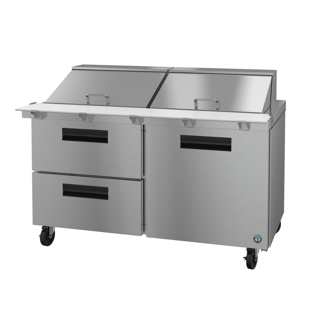 Hoshizaki SR60B-24MD2 60" Steelheart Mega Top Sandwich/Salad Prep Table w/ Refrigerated Base, 115v