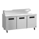 Hoshizaki SR72B-18 72" Steelheart Sandwich/Salad Prep Table w/ Refrigerated Base, 115v thumbnail 3