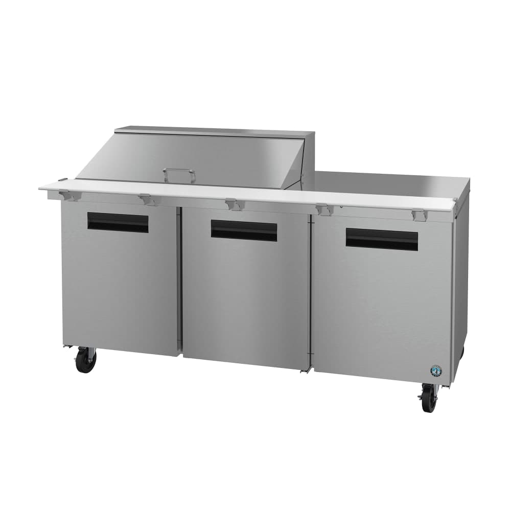 Hoshizaki SR72B-18M 72" Steelheart Mega Top Sandwich/Salad Prep Table w/ Refrigerated Base, 115v
