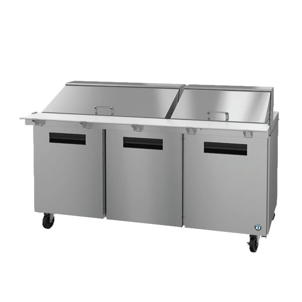 Hoshizaki SR72B-30M 72" Steelheart Mega Top Sandwich/Salad Prep Table w/ Refrigerated Base, 115v