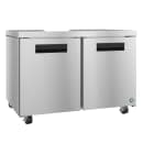 Hoshizaki UF48B 48" W Undercounter Freezer w/ (2) Sections & (2) Doors, 115v thumbnail 3