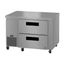 Hoshizaki ULR46B-D2 46" Steelheart Undercounter Refrigerator w/ (1) Section & (2) Drawers, 115v thumbnail 3