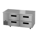 Hoshizaki ULR67B-D4 67" Steelheart Undercounter Refrigerator w/ (2) Sections & (4) Drawers, 115v thumbnail 3