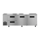 Hoshizaki ULR93B-D2 93" Steelheart Undercounter Refrigerator w/ (3) Sections, (2) Doors & (2) Drawers, 115v thumbnail 2