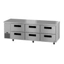 Hoshizaki ULR93B-D6 93" Steelheart Undercounter Refrigerator w/ (3) Sections & (6) Drawers, 115v thumbnail 3