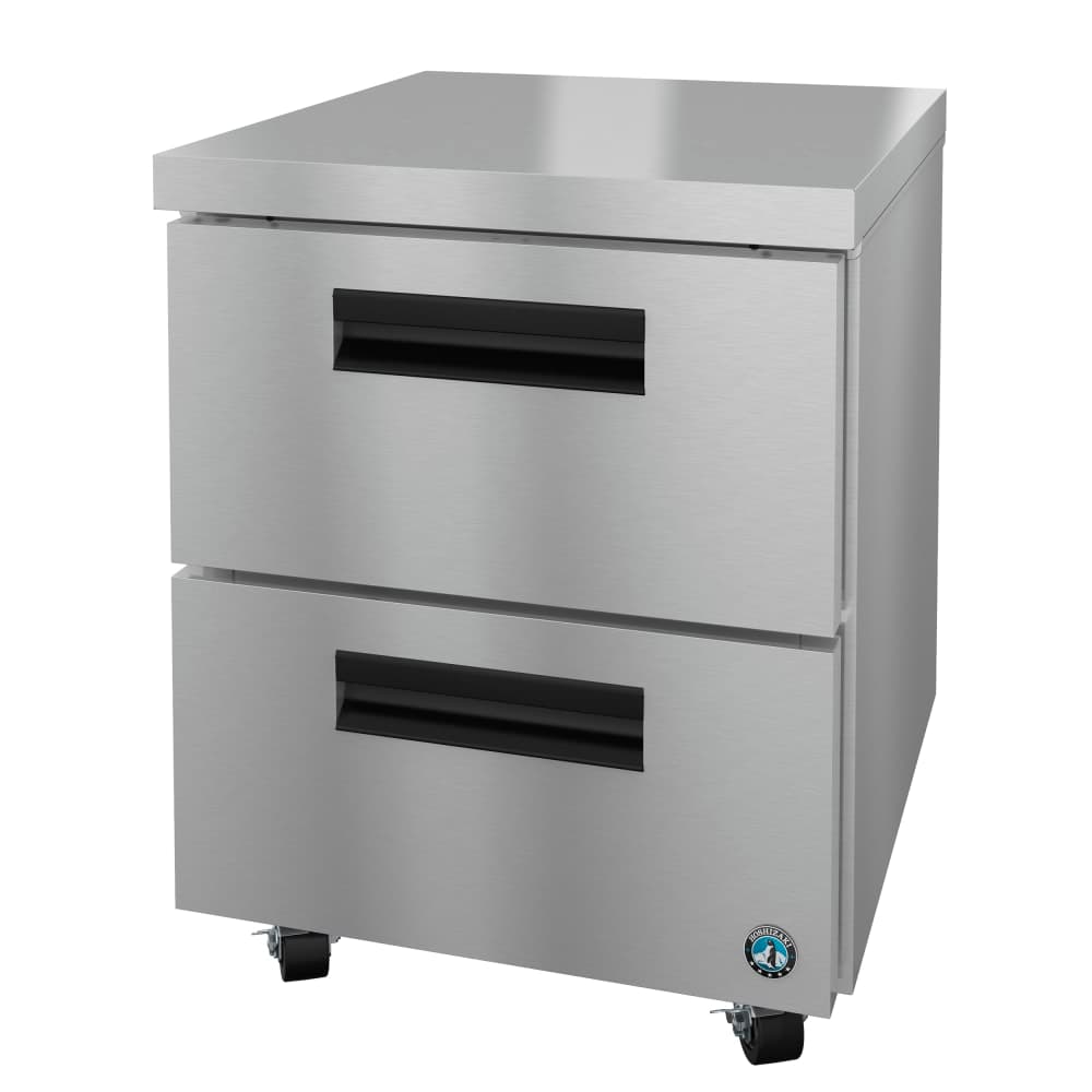 Hoshizaki UR27B-D2 Steelheart 27" W Undercounter Refrigerator w/ (1) Section & (2) Drawers, 115v
