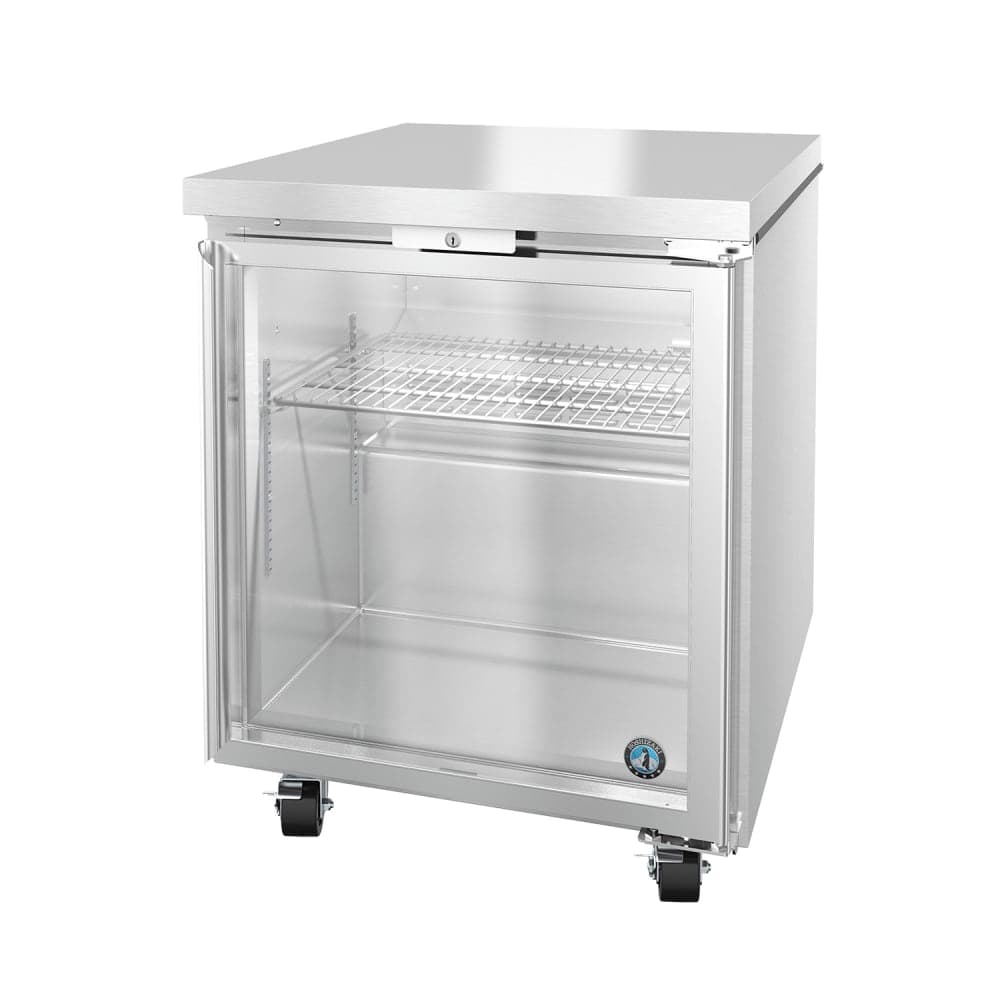 Hoshizaki UR27B-GLP01 Steelheart 27" W Undercounter Refrigerator w/ (1) Section & (1) Door, 115v