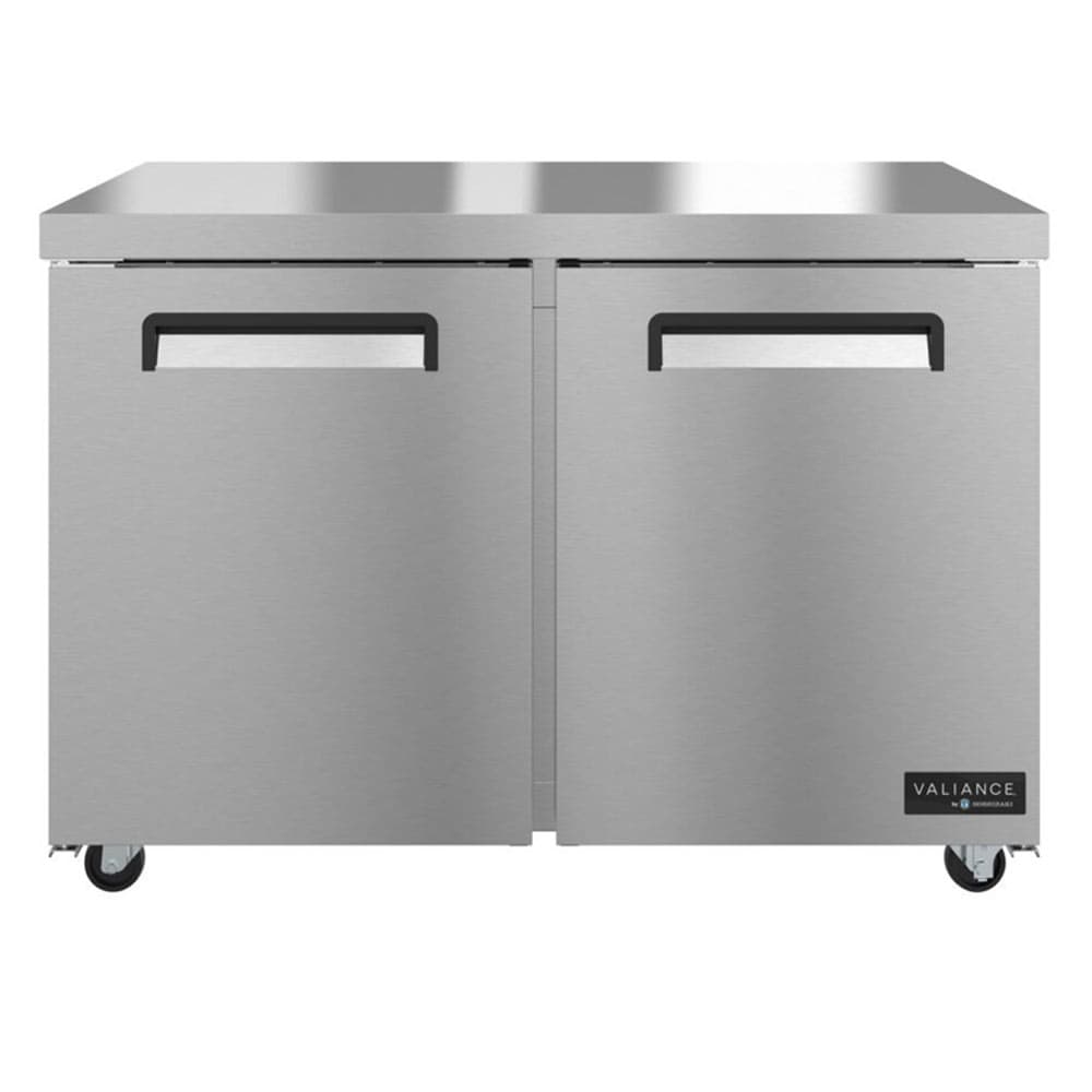 Hoshizaki VUF48A 47 3/4" Valiance® Undercounter Freezer w/ (2) Sections & (2) Doors, 115v