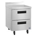 Hoshizaki WF27B-D2 27" W Worktop Freezer w/ (1) Section & (2) Drawers, 115v thumbnail 3