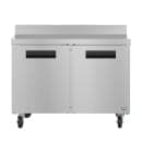 Hoshizaki WF48B 48" W Worktop Freezer w/ (2) Sections & (2) Doors, 115v thumbnail 2