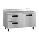 Hoshizaki WR60B-D2 60" W Worktop Refrigerator w/ (2) Sections, (1) Door & (2) Drawers, 115v thumbnail 3