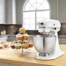 KitchenAid K45SSWH 10 Speed Stand Mixer w/ 4 1/2 qt Stainless Bowl & Accessories, White, 120v thumbnail 11