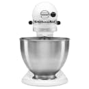 KitchenAid K45SSWH 10 Speed Stand Mixer w/ 4 1/2 qt Stainless Bowl & Accessories, White, 120v thumbnail 4