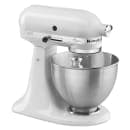 KitchenAid K45SSWH 10 Speed Stand Mixer w/ 4 1/2 qt Stainless Bowl & Accessories, White, 120v thumbnail 5
