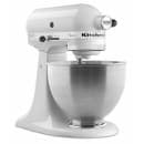 KitchenAid K45SSWH 10 Speed Stand Mixer w/ 4 1/2 qt Stainless Bowl & Accessories, White, 120v thumbnail 6