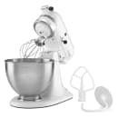 KitchenAid K45SSWH 10 Speed Stand Mixer w/ 4 1/2 qt Stainless Bowl & Accessories, White, 120v thumbnail 7