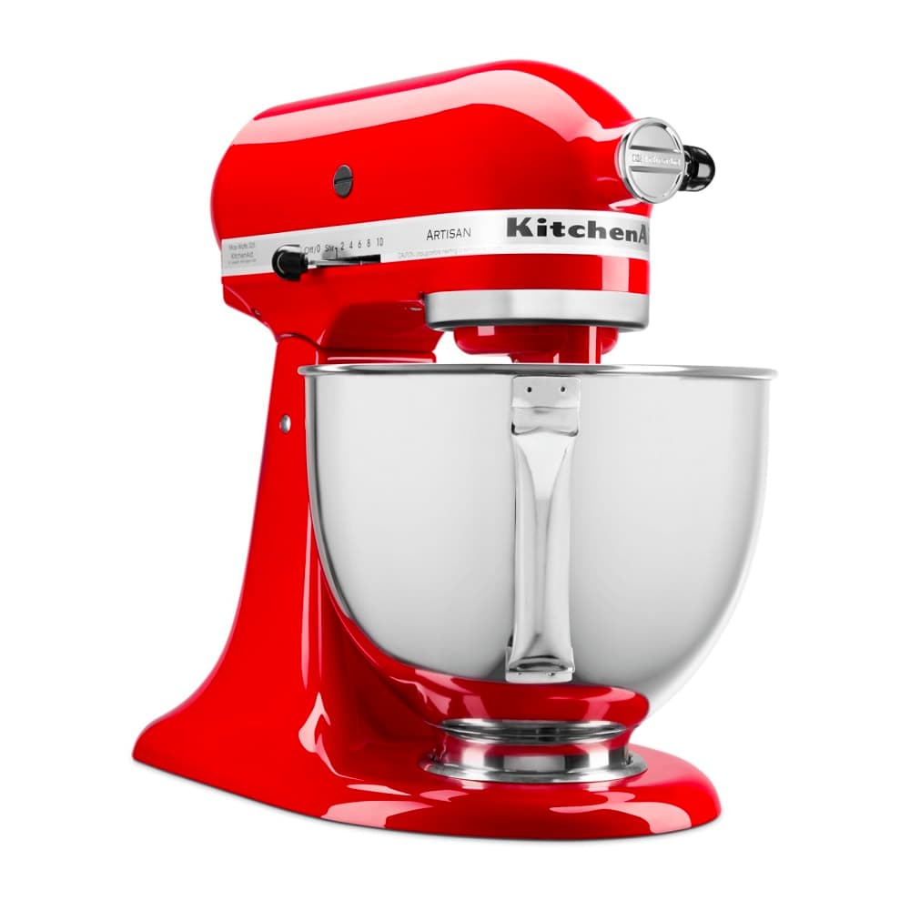 KitchenAid KSM150PSPA Artisan® 5 Quart Tilt-Head Stand Mixer, Passion Red