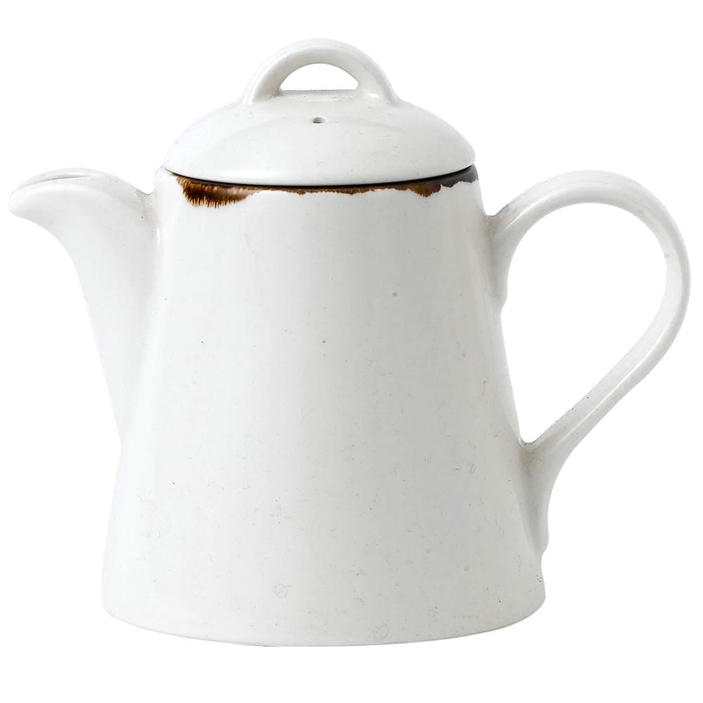 Dudson FM729 13 1/2 oz Harvest Beverage Pot w/ Lid - Ceramic, Natural
