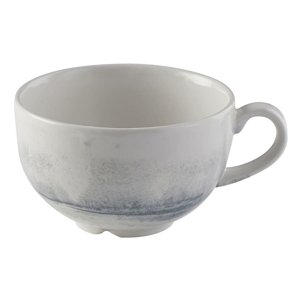 Dudson FN504 12 oz Maker's Finca Cappuccino Cup - Ceramic, Limestone