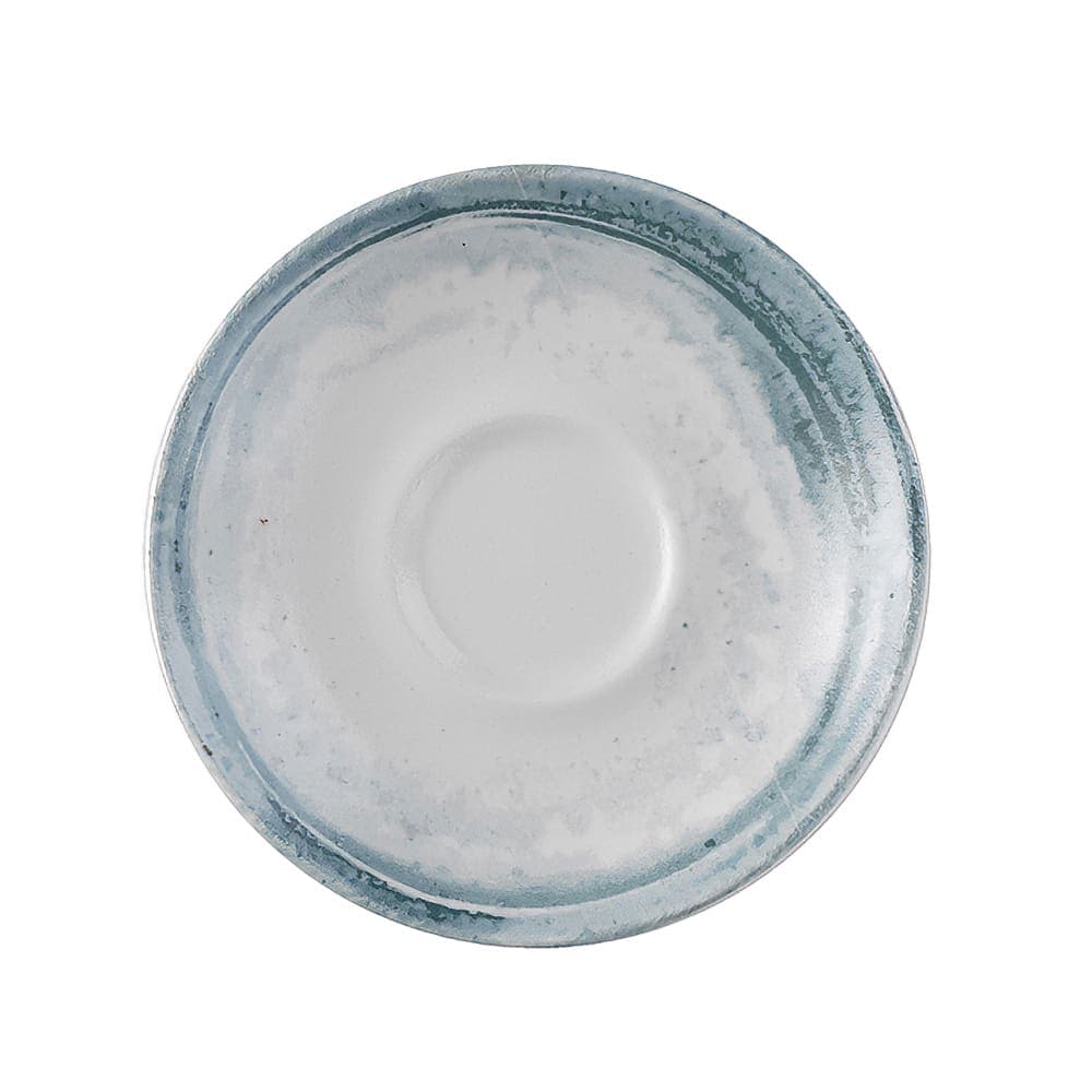 Dudson FN506 6 1/4" Round Maker's Finca Saucer - Ceramic, Limestone