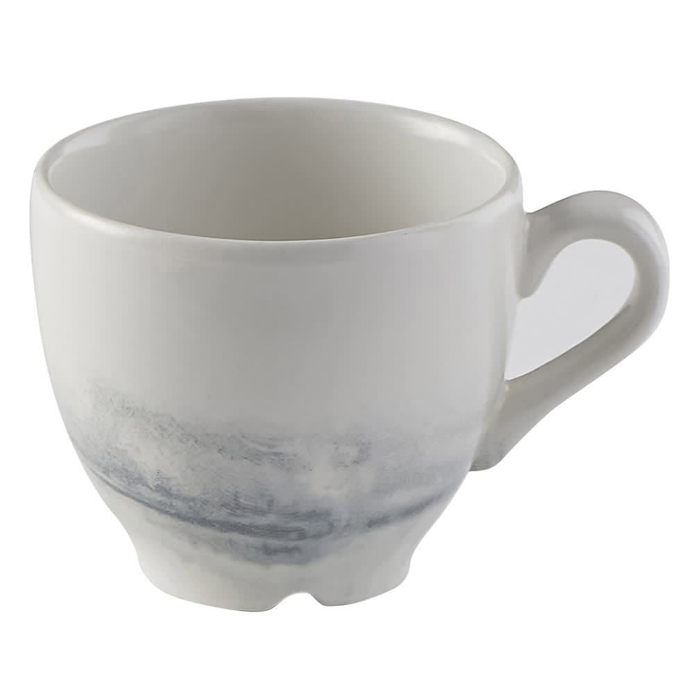 Dudson FN507 3 1/2 oz Maker's Finca Espresso Cup - Ceramic, Limestone