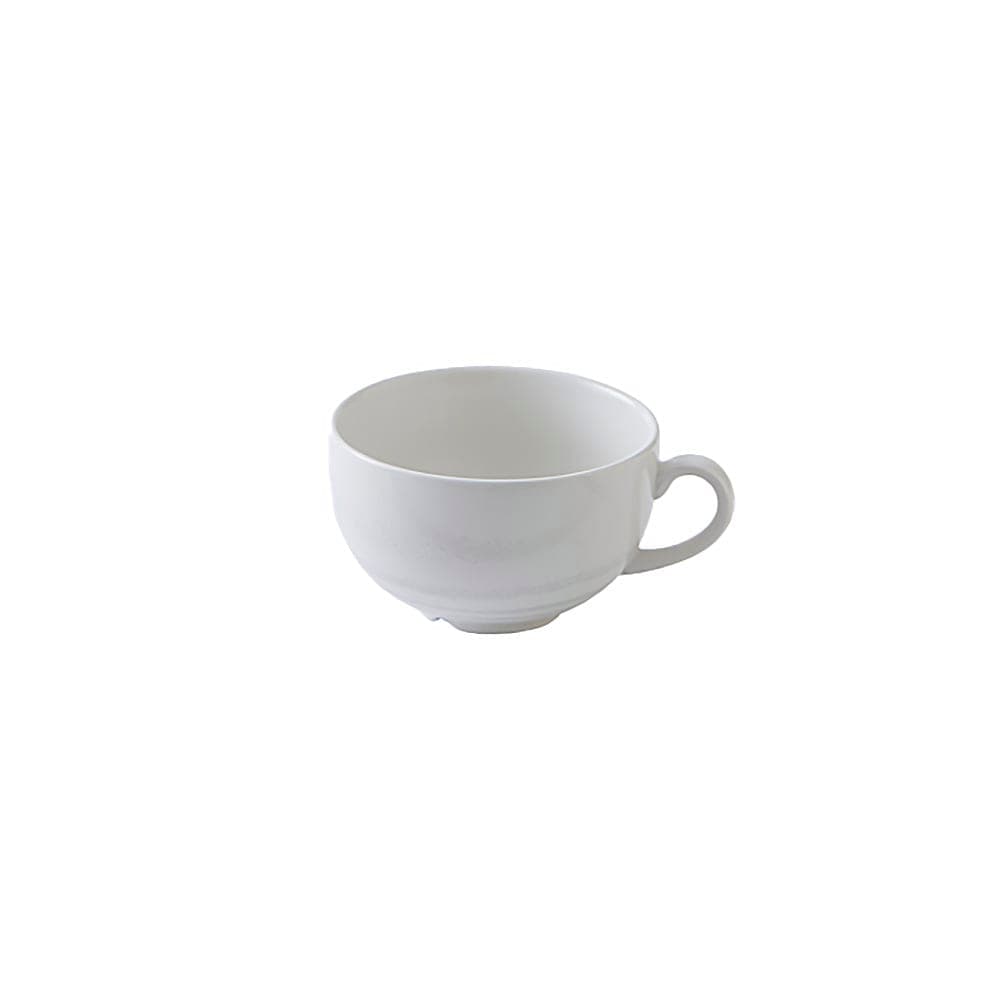 Dudson FP187 12 oz Harvest Cappuccino Cup - Ceramic, Norse White