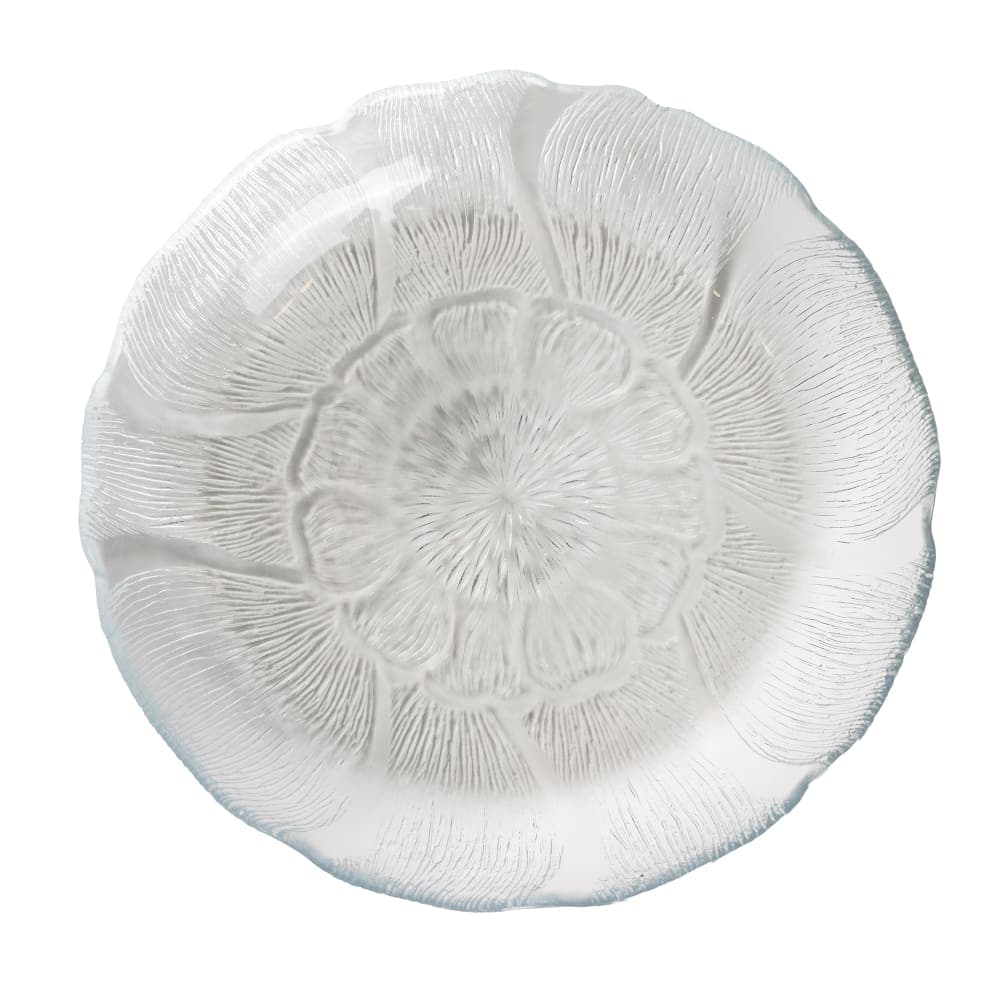 Arcoroc J0226 8" Round Fleur Soup/Salad Plate - Glass, Clear