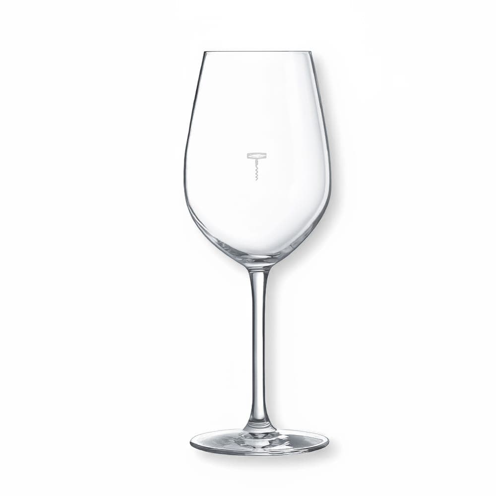 Chef & Sommelier Q1069 16 oz Sequence Wine Glass w/ Cork Screw Monogram