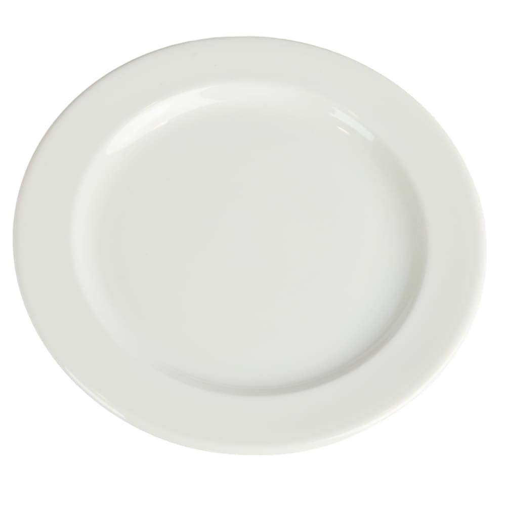 Arcoroc R0805 7 3/8" Round Candour Side Plate - Porcelain, White