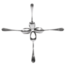 Chef & Sommelier T4906 7 1/4" Dessert Spoon with 18/10 Stainless Grade, Renzo Pattern thumbnail 6