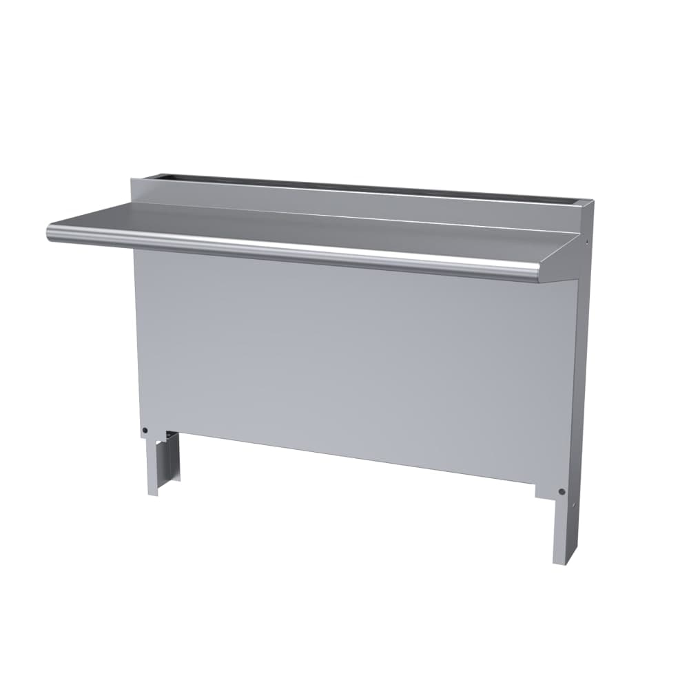 Garland CCHS-36SU Cuisine Backguard/Flue Riser w/ Single High Shelves, 35 x 36 W, Step Up Ranges