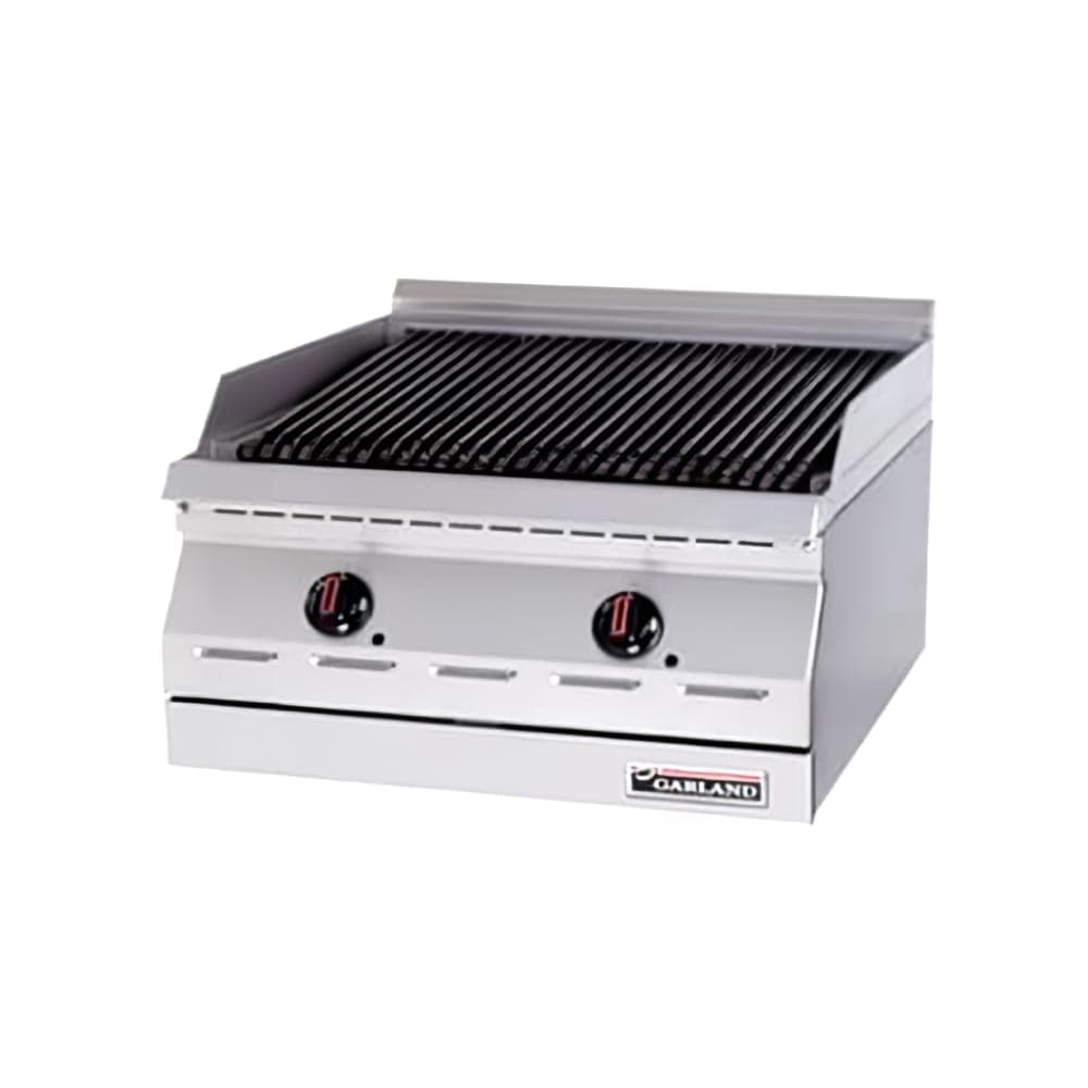 Garland GD-24RBFF 24" Countertop Charbroiler w/ High Lo Valve Control & Piezo Spark Ignition, Liquid Propane