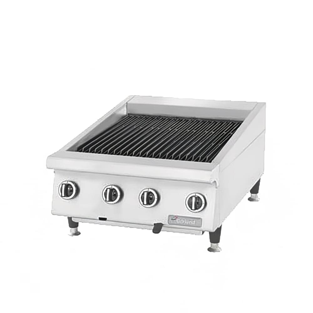 Garland GTBG36-NR36 36" Countertop Charbroiler w/ Cast Iron Grates - Manual Controls, Liquid Propane