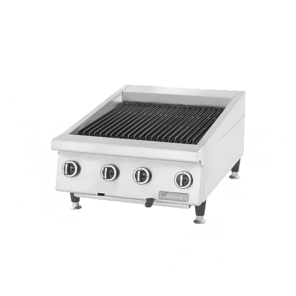 Garland GTBG36-NR36 36" Countertop Charbroiler w/ Cast Iron Grates - Manual Controls, Natural Gas