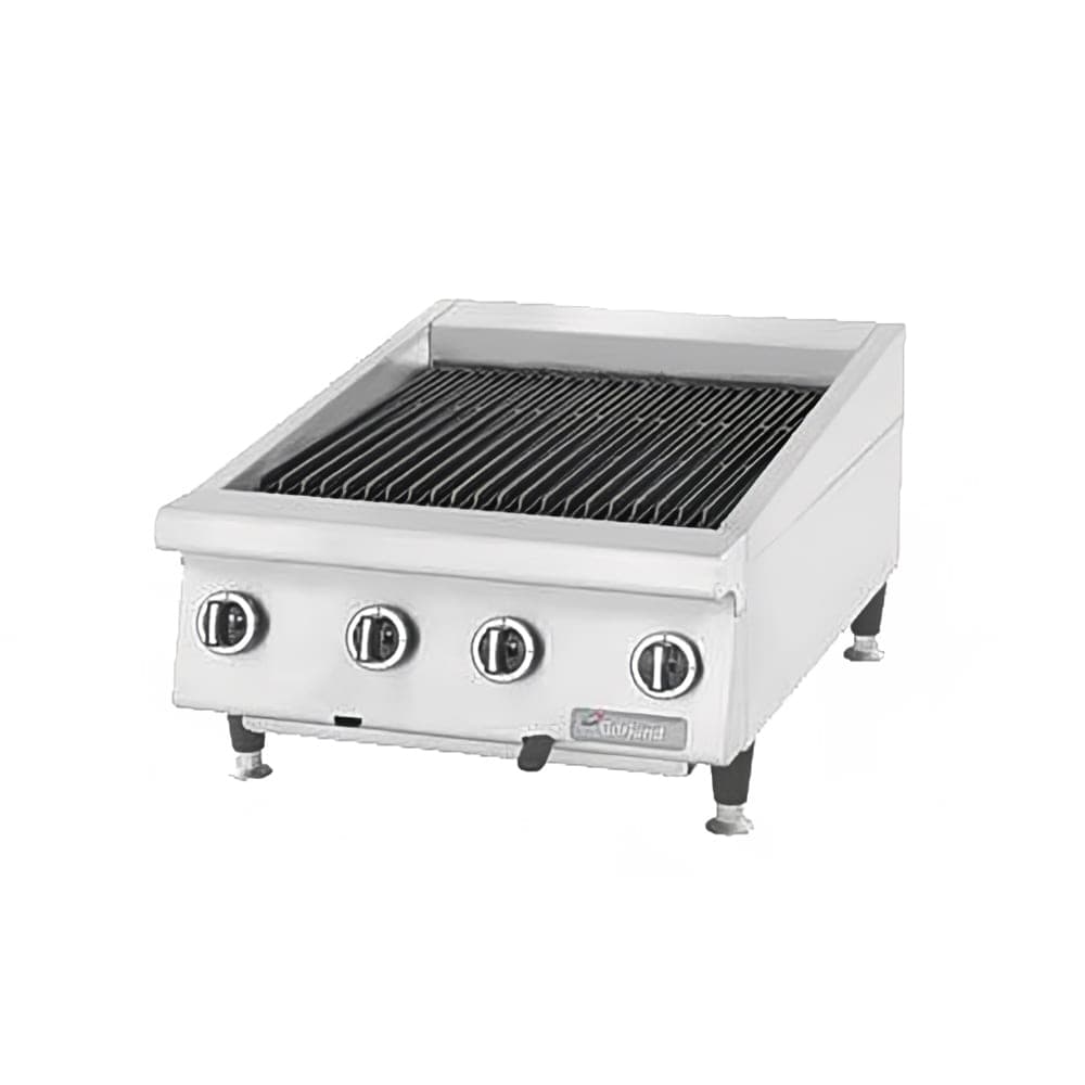 Garland GTBG48-NR48 48" Countertop Charbroiler w/ Cast Iron Grates - Manual Controls, Natural Gas