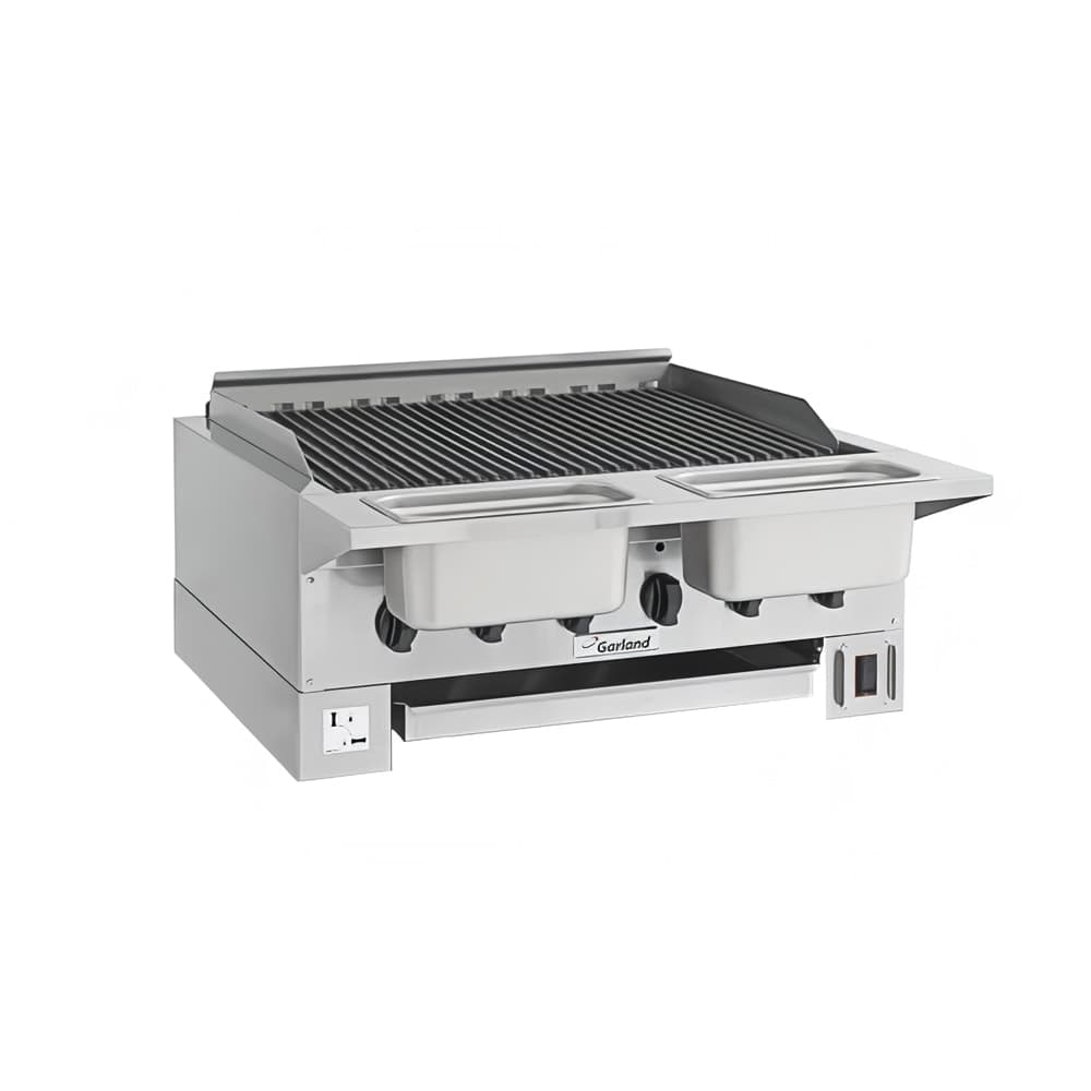 Garland HEEGM48CL High Efficiency Broiler w/ Removable Cast Iron Grates, 44 1/8 x 23 1/2" Grill, Liquid Propane