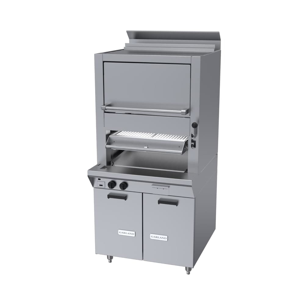 Garland M100XSM Infrared Deck Type Broiler w/ Finishing Oven, Natural Gas