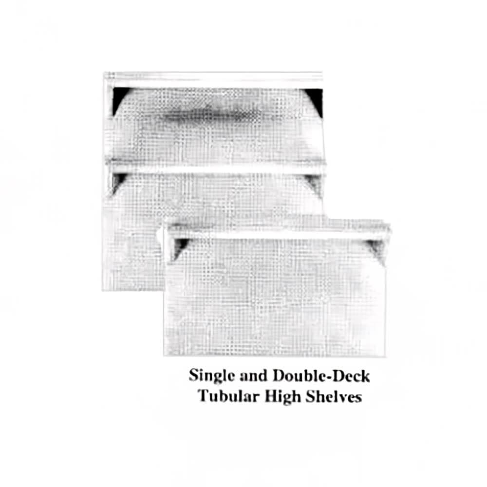 Garland M41DD Master Series Double Deck High Shelf, 34 1/2"H x 41"W, Stainless