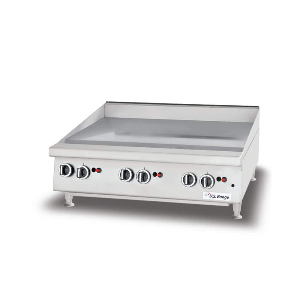 Garland UTGG36-GT36M 36" Gas Griddle w/ Thermostatic Controls - 1" Steel Plate, Liquid Propane