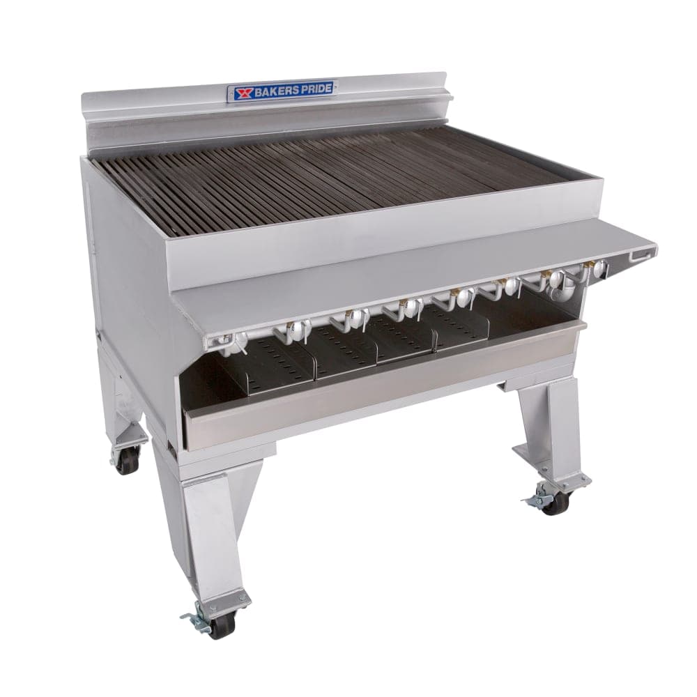 Bakers Pride CH-8 43" Gas Charbroiler w/ Cast Iron Grates, Natural Gas