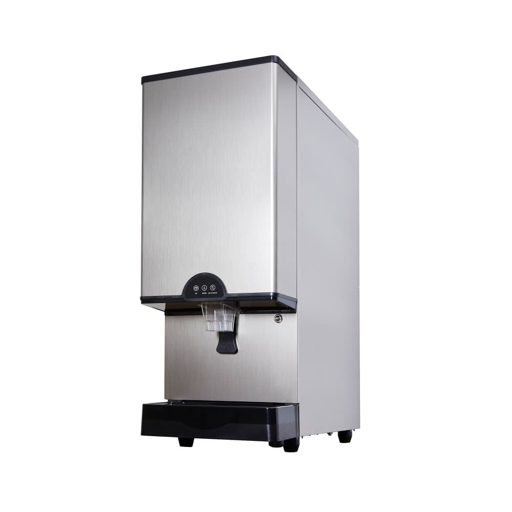 ICETRO ID-0450-AN 378 lb Countertop Water & Nugget Ice Dispenser - 30 lb Storage, Cup Fill, 115v