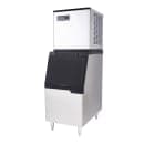 ICETRO IM-0350-AH/IB-044 367 lb Maestro Half Cube Ice Machine w/ Bin - 440 lb Storage, Air Cooled, 115v thumbnail 2