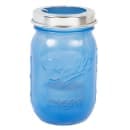 Hollowick 1610SDBL Firefly Tealight Candle Holder w/ Hanging Cradle - 5 1/4" x 3", Satin Dark Blue thumbnail 2