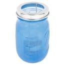 Hollowick 1610SDBL Firefly Tealight Candle Holder w/ Hanging Cradle - 5 1/4" x 3", Satin Dark Blue thumbnail 5