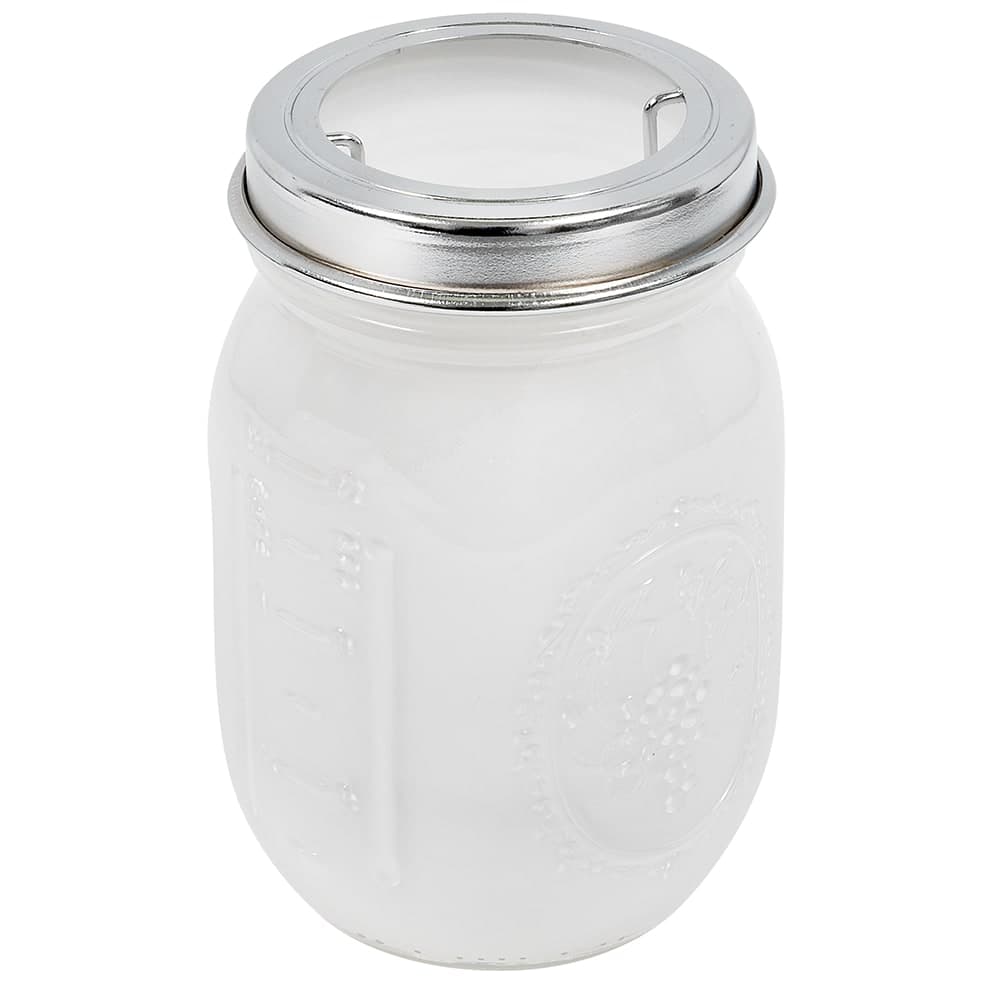 Hollowick 1610SL Firefly Tealight Candle Holder w/ Hanging Cradle - 5 1/4" x 3", Satin Linen