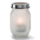 Hollowick 1610SL Firefly Tealight Candle Holder w/ Hanging Cradle - 5 1/4" x 3", Satin Linen thumbnail 4