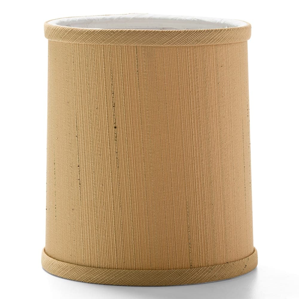 Hollowick 397SS Round Candlestick Shade - 5 3/8" x 4 9/50", Fabric, Sandstone